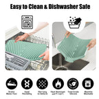 TIKNIK Silicone Dish Drying Mat, Stone Drying Mat for Kitchen Counter with Built-In Drain, Non-Slip Drain Pad with Built-in Drain, Heat Resistant Stone Drying Mat, Hangable, Mint-1pcs, 20" x 15"